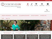 Tablet Screenshot of ogbornelaw.com